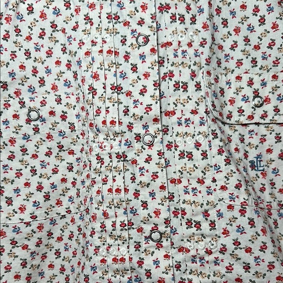 Lauren Ralph Lauren Flower Button Up PP - Picture 5 of 9